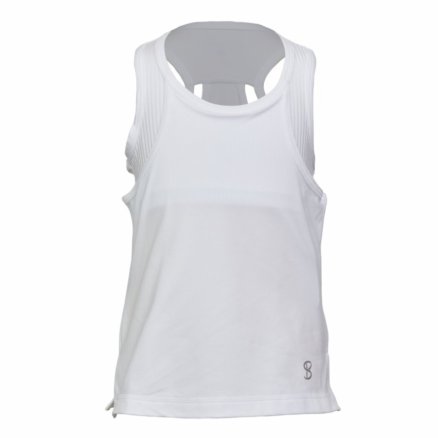 KIDS Sofibella Tops Girls | Girl'S Racerback Blanc