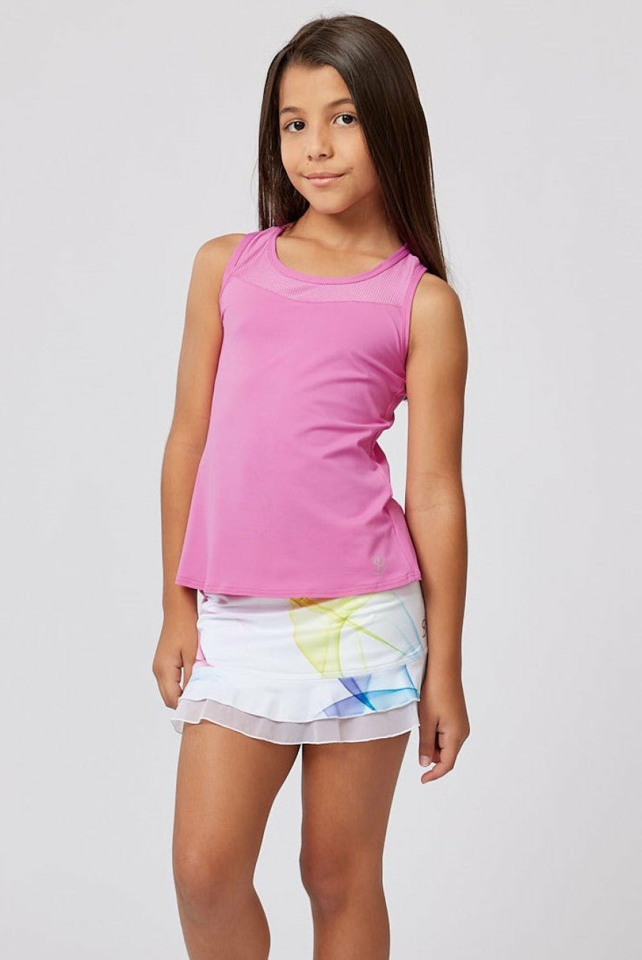 KIDS Sofibella Tops Girls | Girls Racerback Spectrum