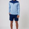 MEN Sofibella Tops | Quarter Zip Periwinkle