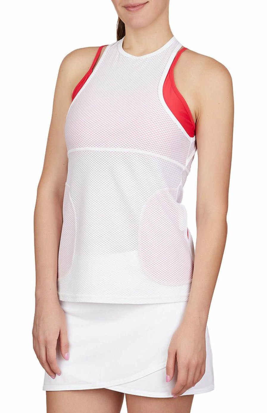 WOMEN Sofibella Tops & Tanks | Overlay - Match Point Wht