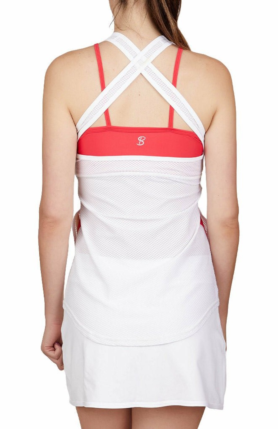 WOMEN Sofibella Tops & Tanks | Overlay - Match Point Wht