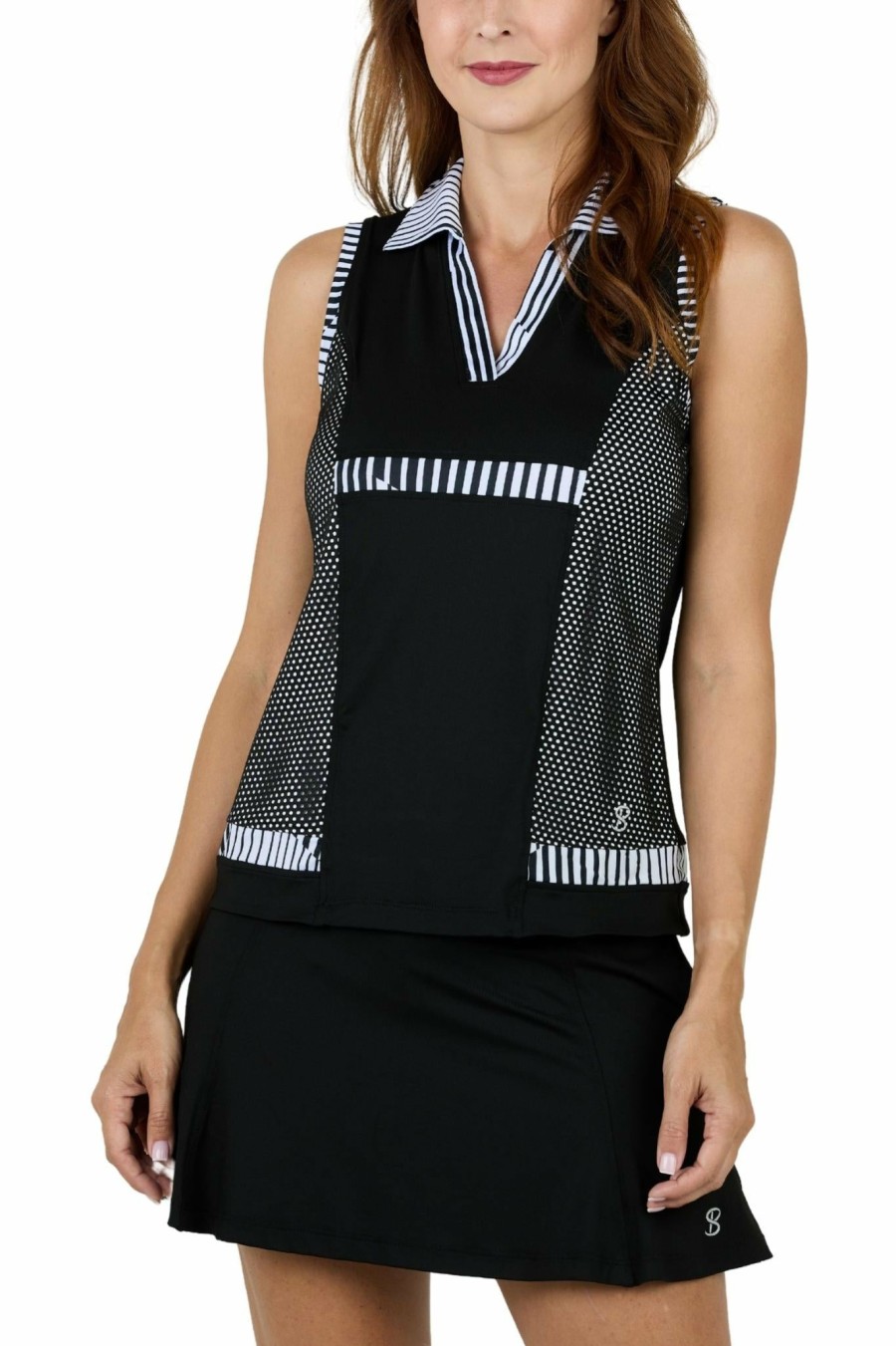 WOMEN Sofibella Tops & Tanks | Sleeveless Golf -Sale Mysterious